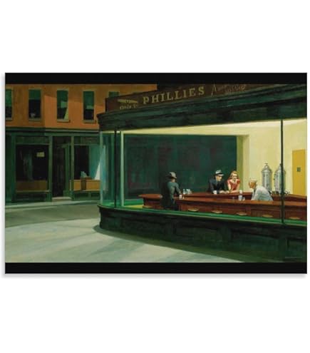 Amazon.co.jp: 『Early Sunday Morning』 エドワードホッパー A4